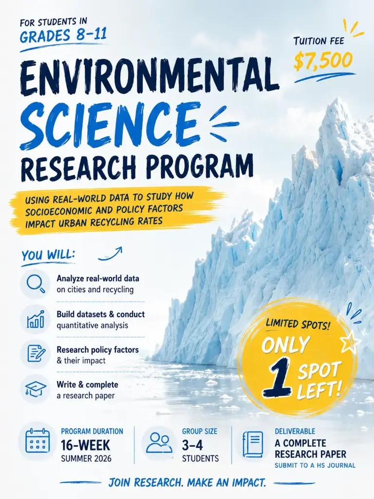 Environmental Science Research Project (G8-G11)